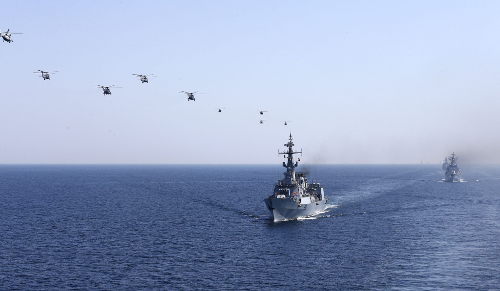 多国海军巴基斯坦联合军演-2013年3月8日摄于巴基斯坦卡拉奇