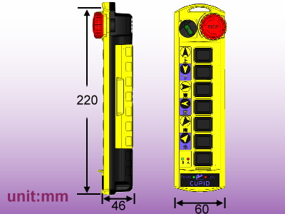 Q100AB发射器尺寸