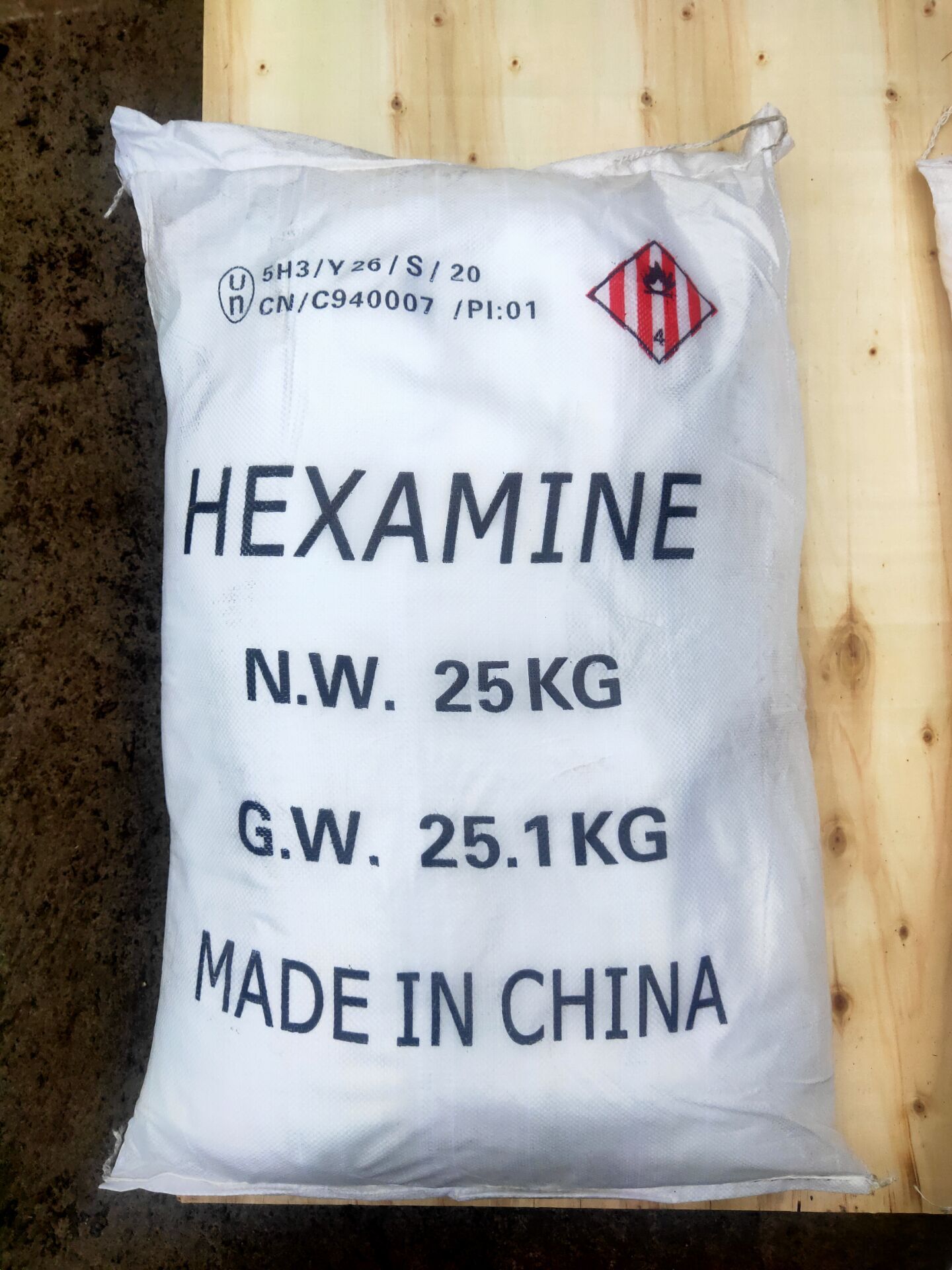 hexaminepacking