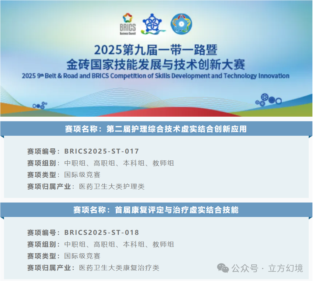虚实结合,竞技国际!一带一路金砖技能大赛报名即将收官!-厦门立方幻境科技有限公司