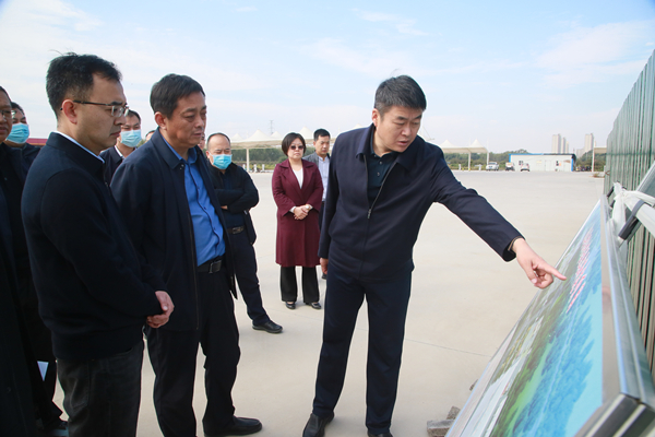 县委副书记代县长魏志峰调研重点项目建设进度及安全生产工作