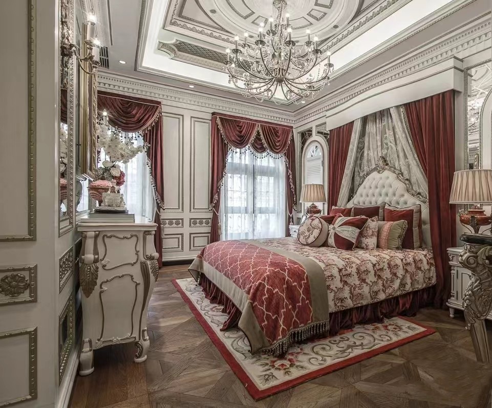 别墅设计|巴洛克风格尽显古典华贵之感-万合天元别墅空间设计