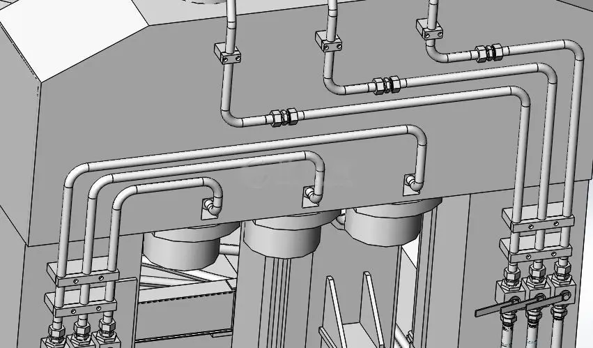 重工设备综合管路系统三维设计
