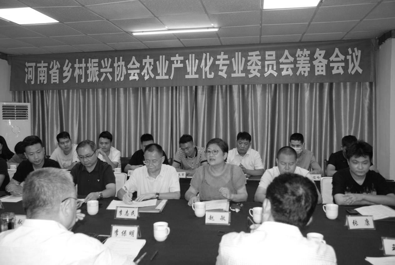 河南省乡村振兴协会农业产业化专业委员会筹备会成功召开