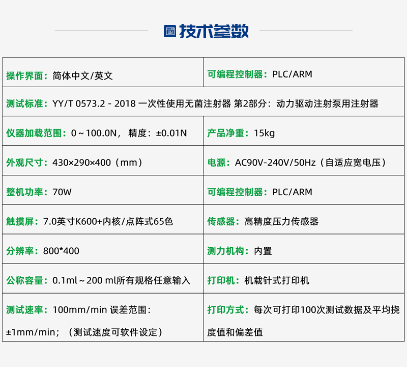 安全注射器推力测试仪TL0573-C