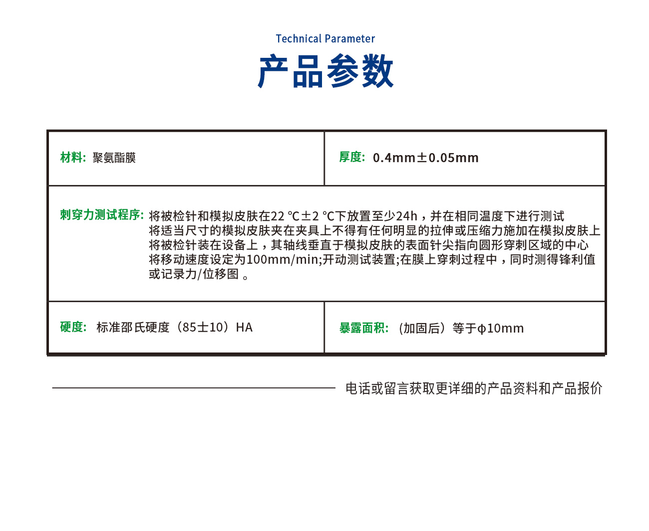 ISO7864:2016模拟皮肤