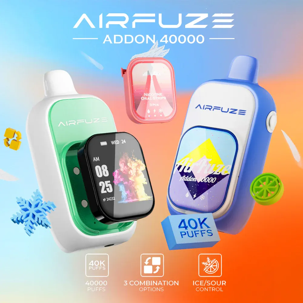 产品｜AIRFUZE Addon 40K在美国上市 搭载双油仓设计与智能手表附件