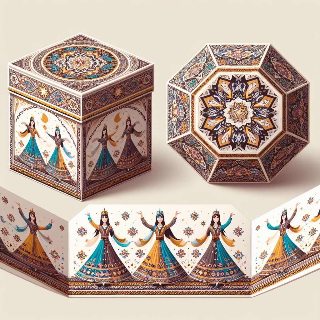 哈萨克族包装设计-哈萨克元素文化文创礼盒设计