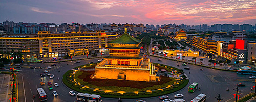 Bell and Drum of Tower, Xi'an Travel