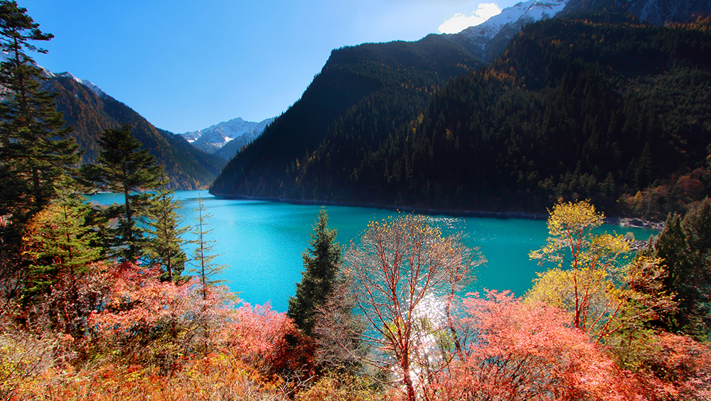 长湖江风景