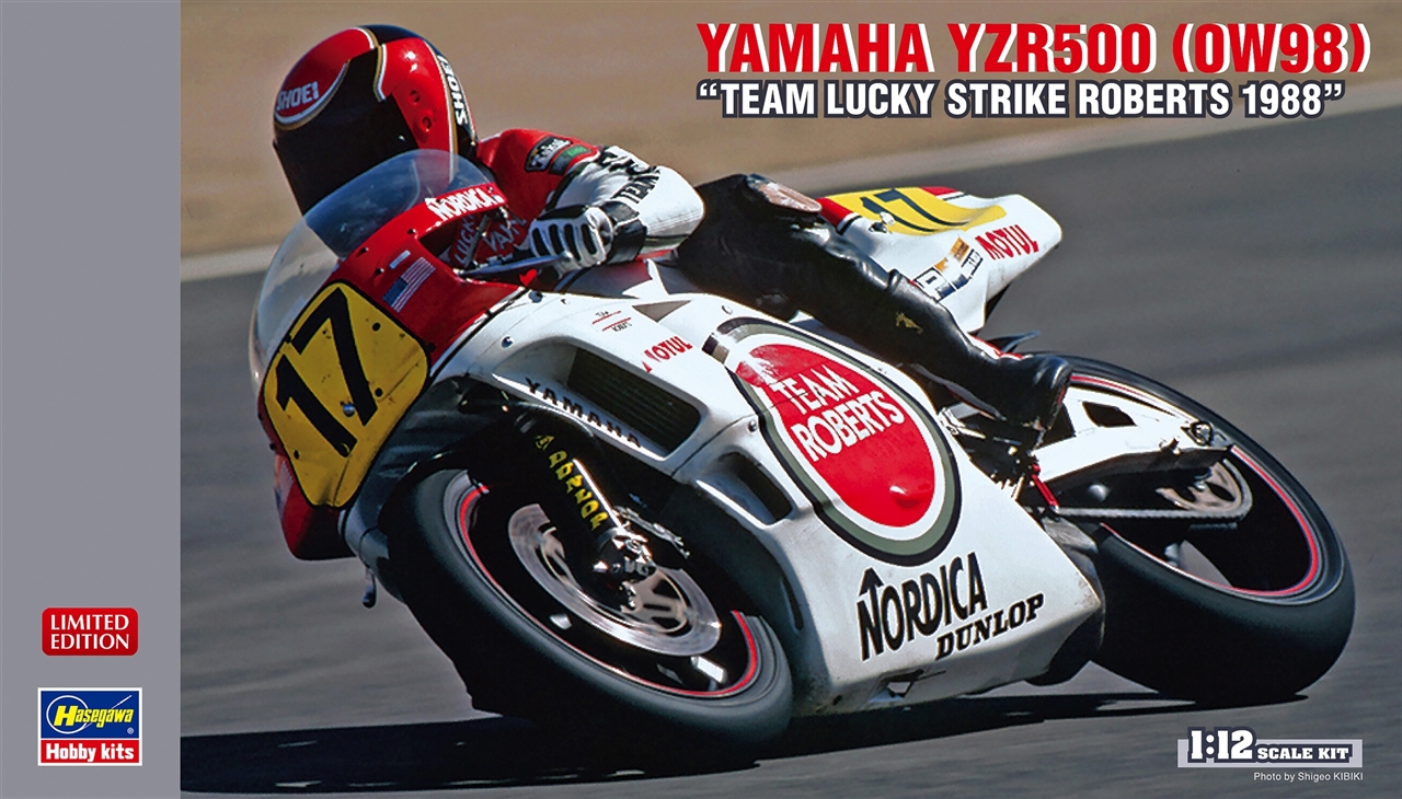 HASEGAWA 21707 1/12 Yamaha YZR500 Team Roberst 1988 LTD 並行輸入品-