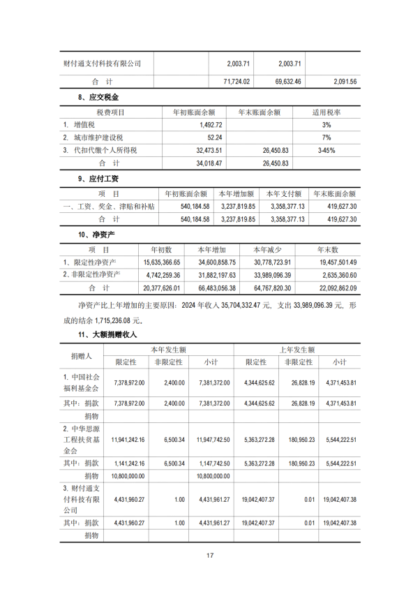 2024年审计报告 基金会年审报告  2025-03-12_16