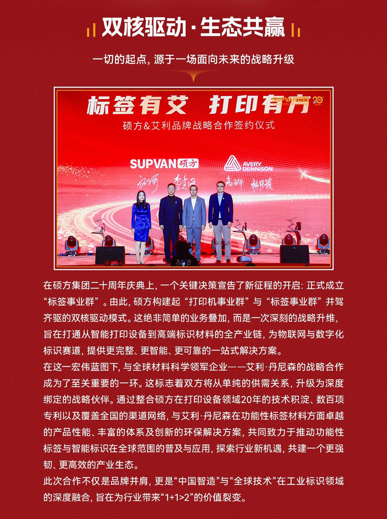 ‌强强联袂 重塑标杆｜硕方&艾利·丹尼森联名款标识产品全球首发，开启工业标识新纪元