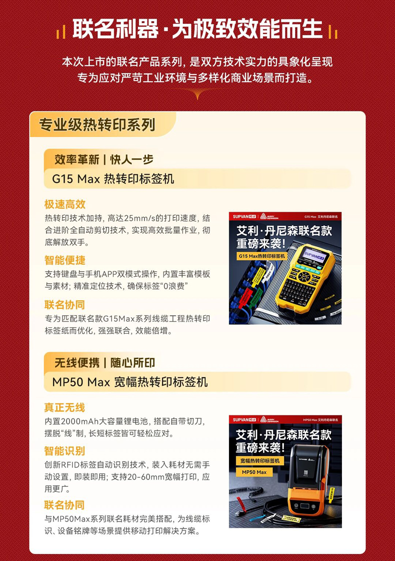 ‌强强联袂 重塑标杆｜硕方&艾利·丹尼森联名款标识产品全球首发，开启工业标识新纪元