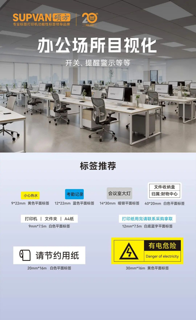 办公场所目视化管理标识(办公环境规范高效)