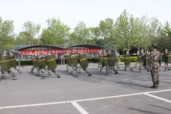 保福科技园集团进行2016年度预备役军事训练