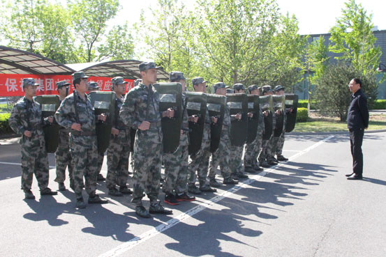 保福科技园集团进行2016年度预备役军事训练