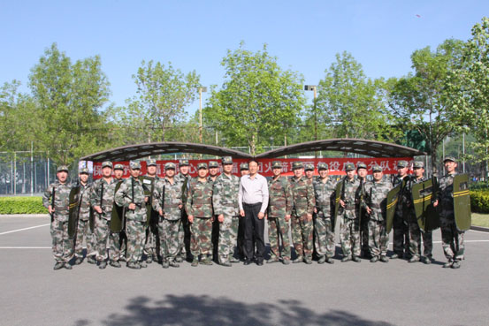 保福科技园集团进行2016年度预备役军事训练