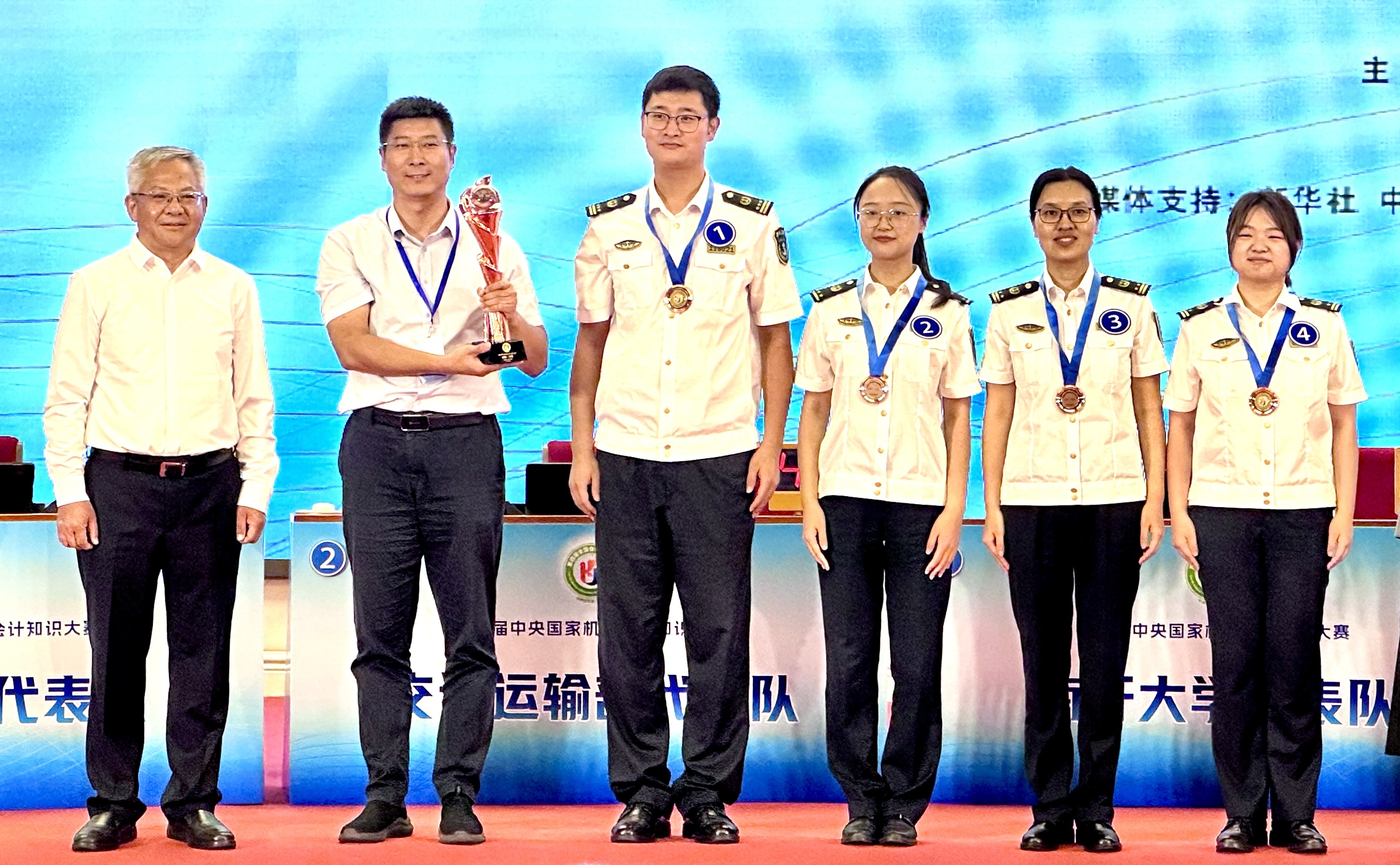 2025年8月31日，由郑辰、时梦雅、王文艳、刘璐组成的交通运输部代表队荣获中央国家机关会计知识大赛三等奖（第四名）。