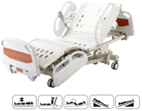 Five-Function-Hospital-Equipment-Adjustable-ICU-Electric-Hospital-Bed