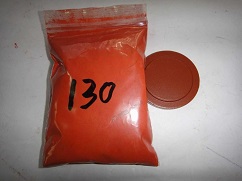 酸洗氧化铁红130耐光、耐高温、耐酸、耐碱、防锈、分散性、无油渗性和水渗性功效好