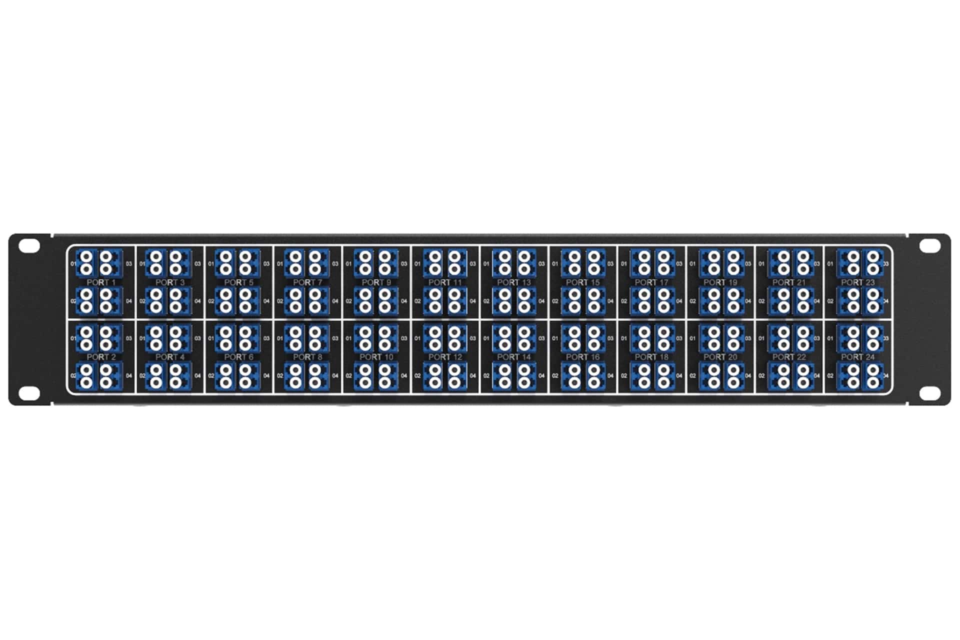 Port-Mapping-2U-Horizontal-Patch-Panel-with-192F-Mountable-for-19-racks-1