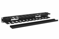 1U-Black-Cable-Bar-with-12-Slots-and-Plastic-Cover-2