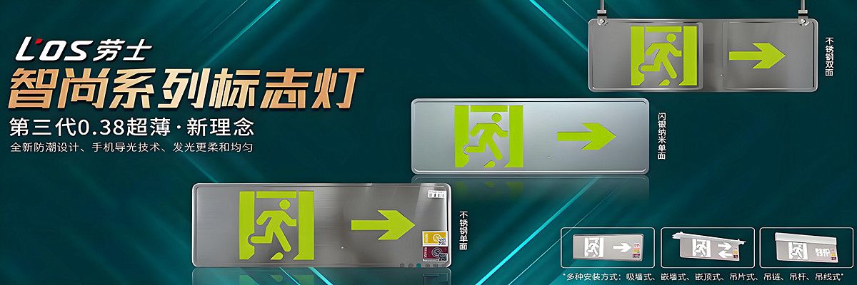 劳士集中电源集中控制型不锈钢安全出口指示灯
