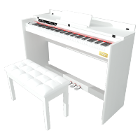 电钢琴-MS-111SG典雅白