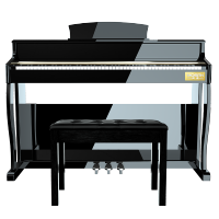 电钢琴-MS-188P烤漆星耀黑