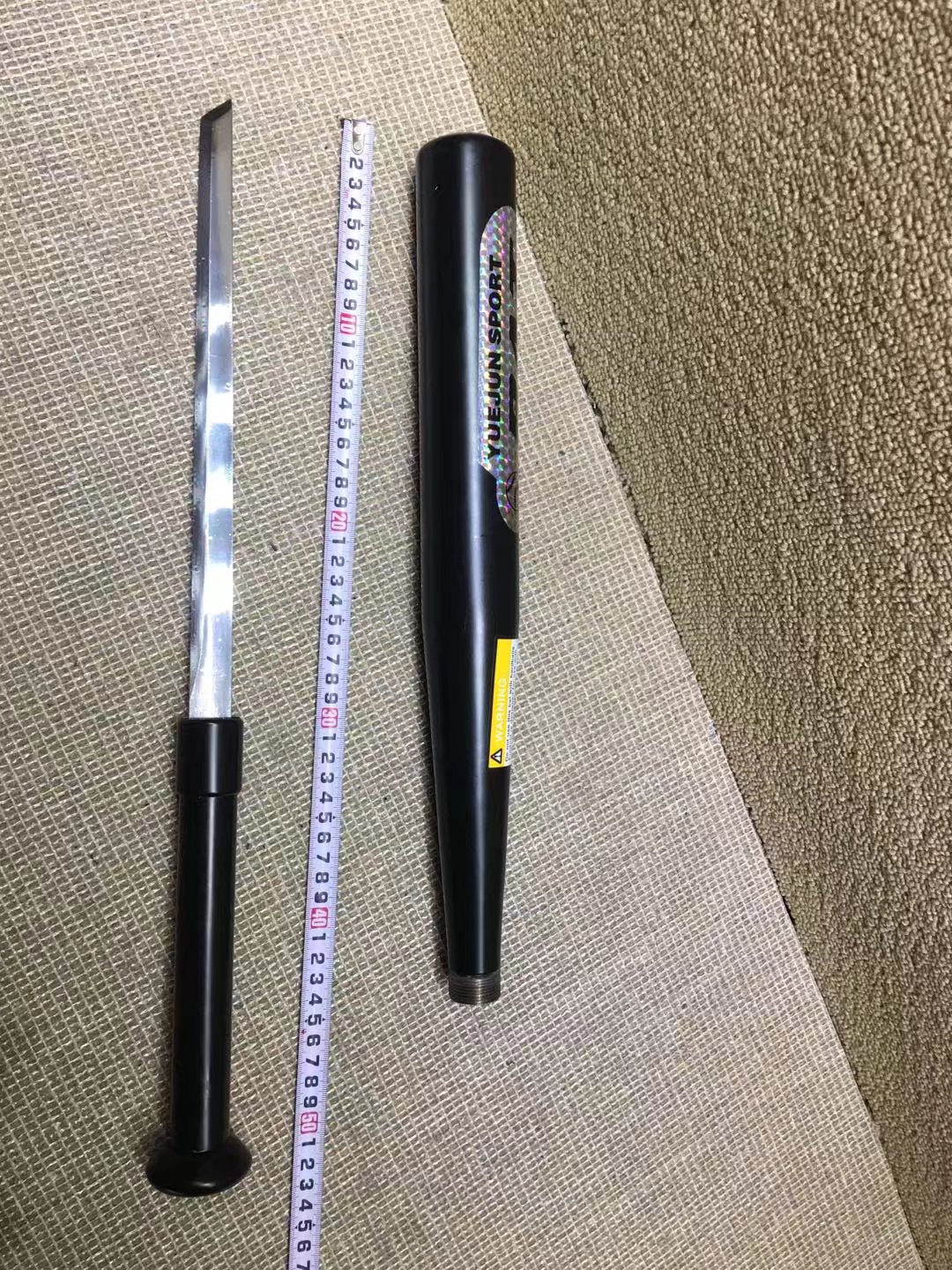 棒球棍刀:全长62、刃长30、刀宽1.9、手工制作锋利版收藏270配送锦盒另加10-龙泉刀剑批发网