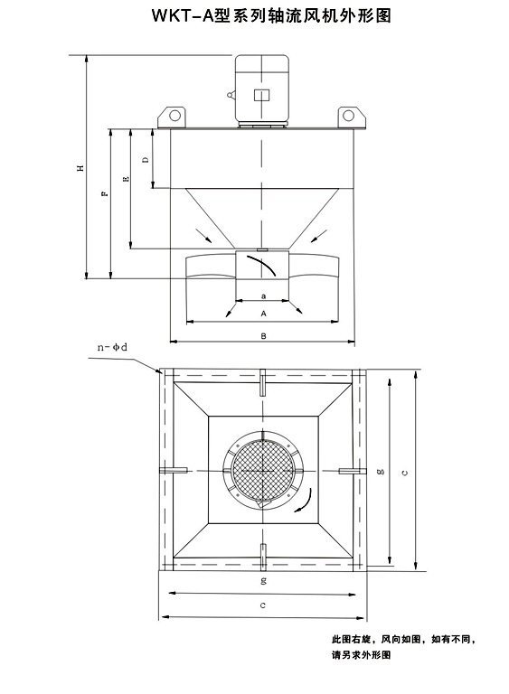 WKT-A型系列炉用轴流式热循环高温风机-3