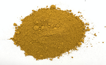 氧化铁黄是鲜明纯洁的褐黄色粉末无机颜料。