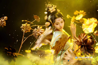 靡靡靡洛-汉服-金莲