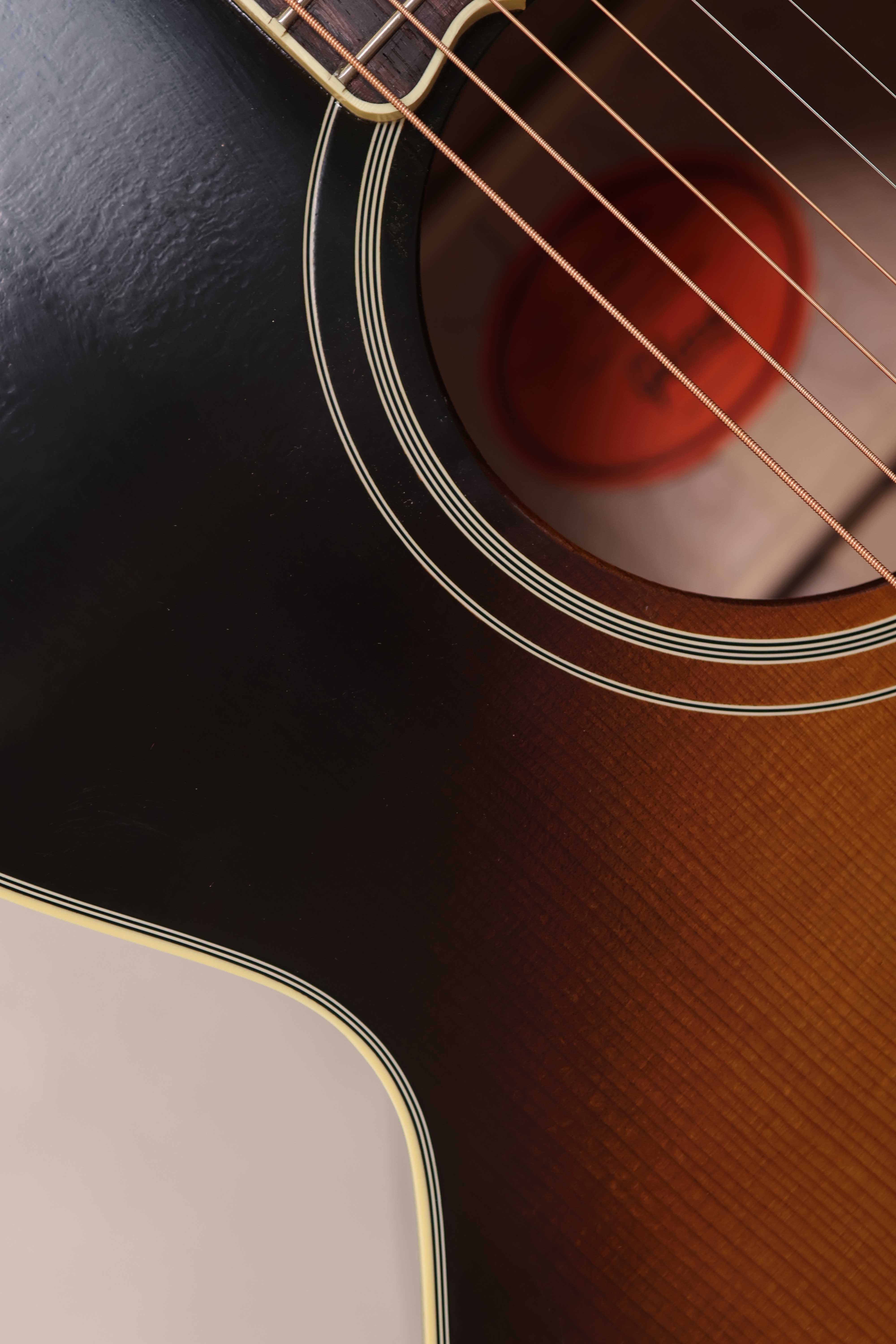 GibsonSJ200西提卡云杉火焰枫木