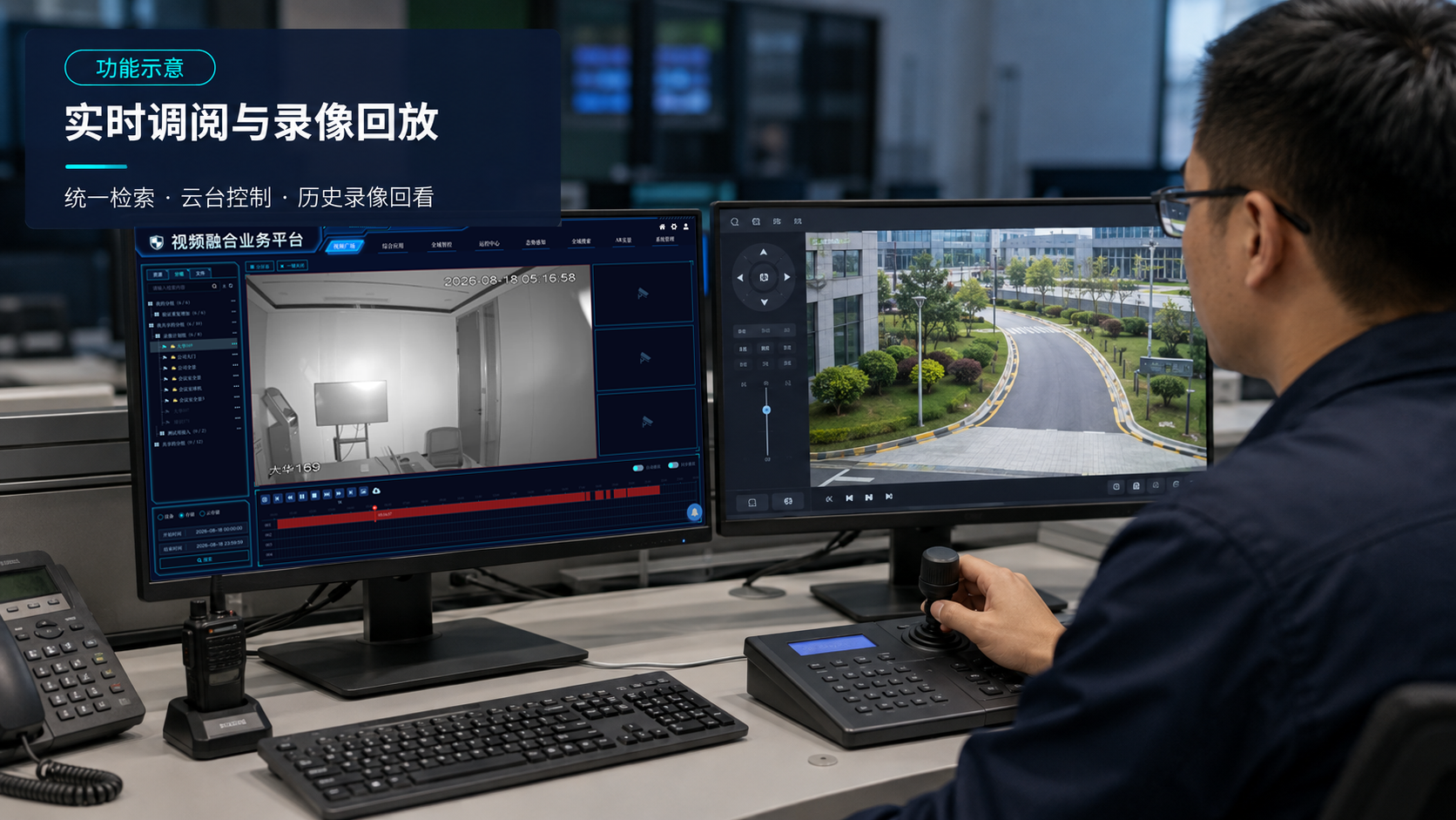 实时调阅与录像回放