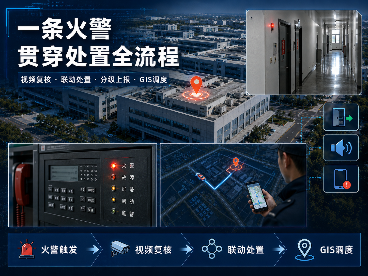 智慧安消一体化平台界面