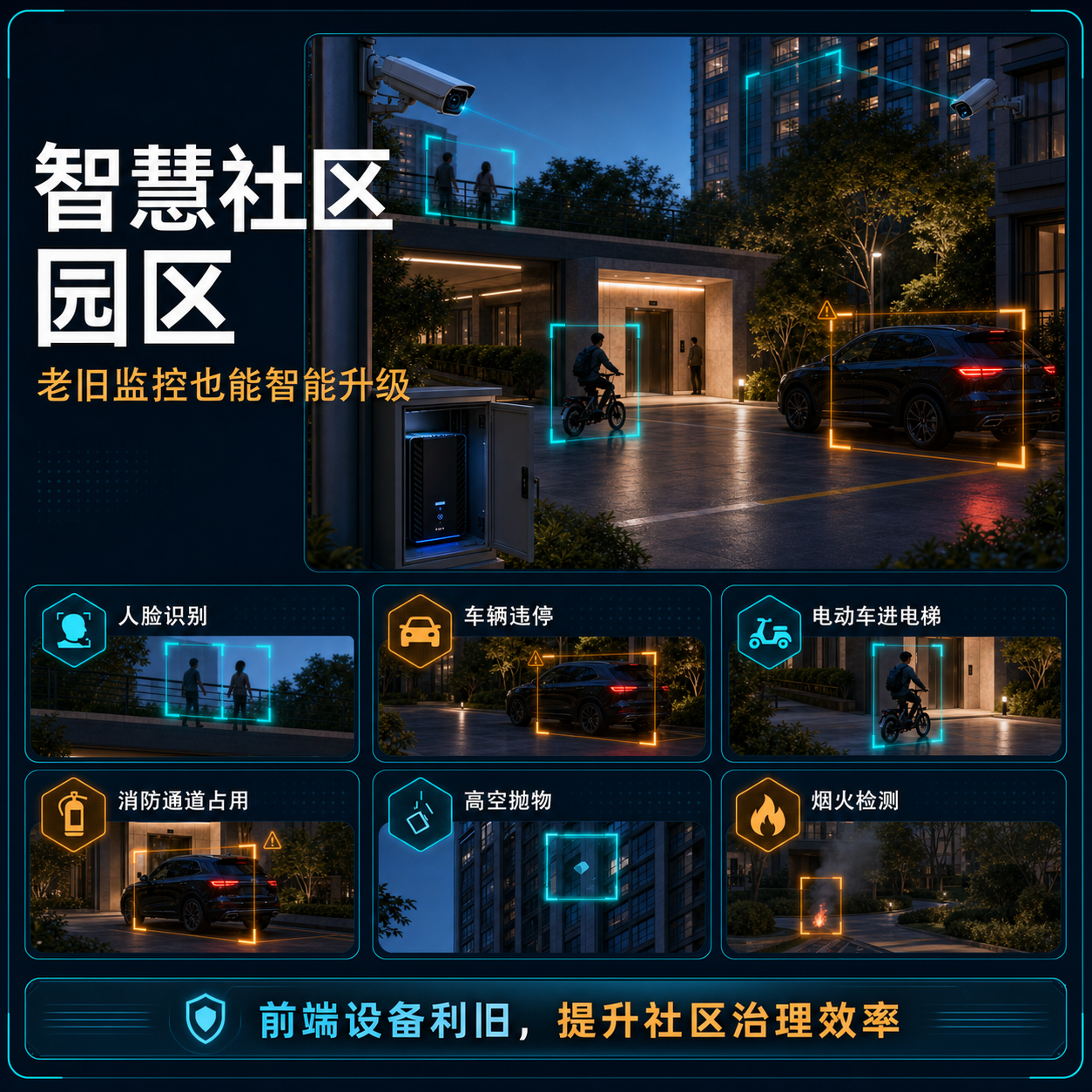 智慧社区综合治理平台业务界面