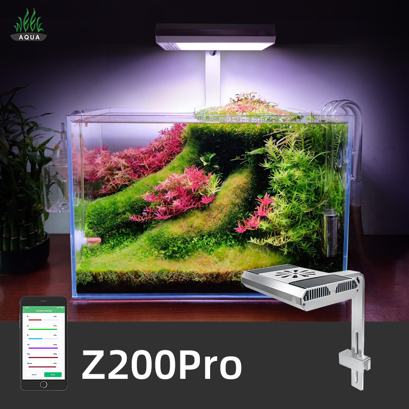 WEEKAQUA Z200 RGB+UV Water grass lamp burst algae lamp stream native lamp  LED full spectrum plant hair color grass lamp-WEEK AQUA One-stop aquarium  equipment manufacturer