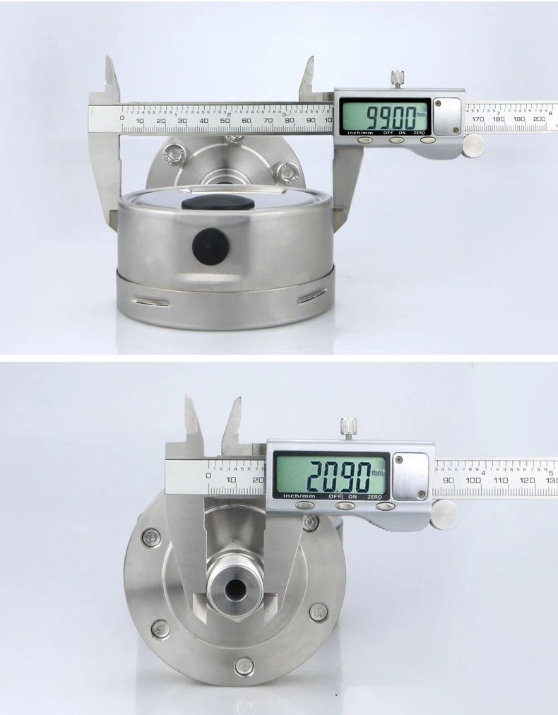 stainless steel diaphragm seal manometer 马鞍山鹰眼仪表有限公司