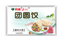 团圆饺500克猪肉大葱包装正面