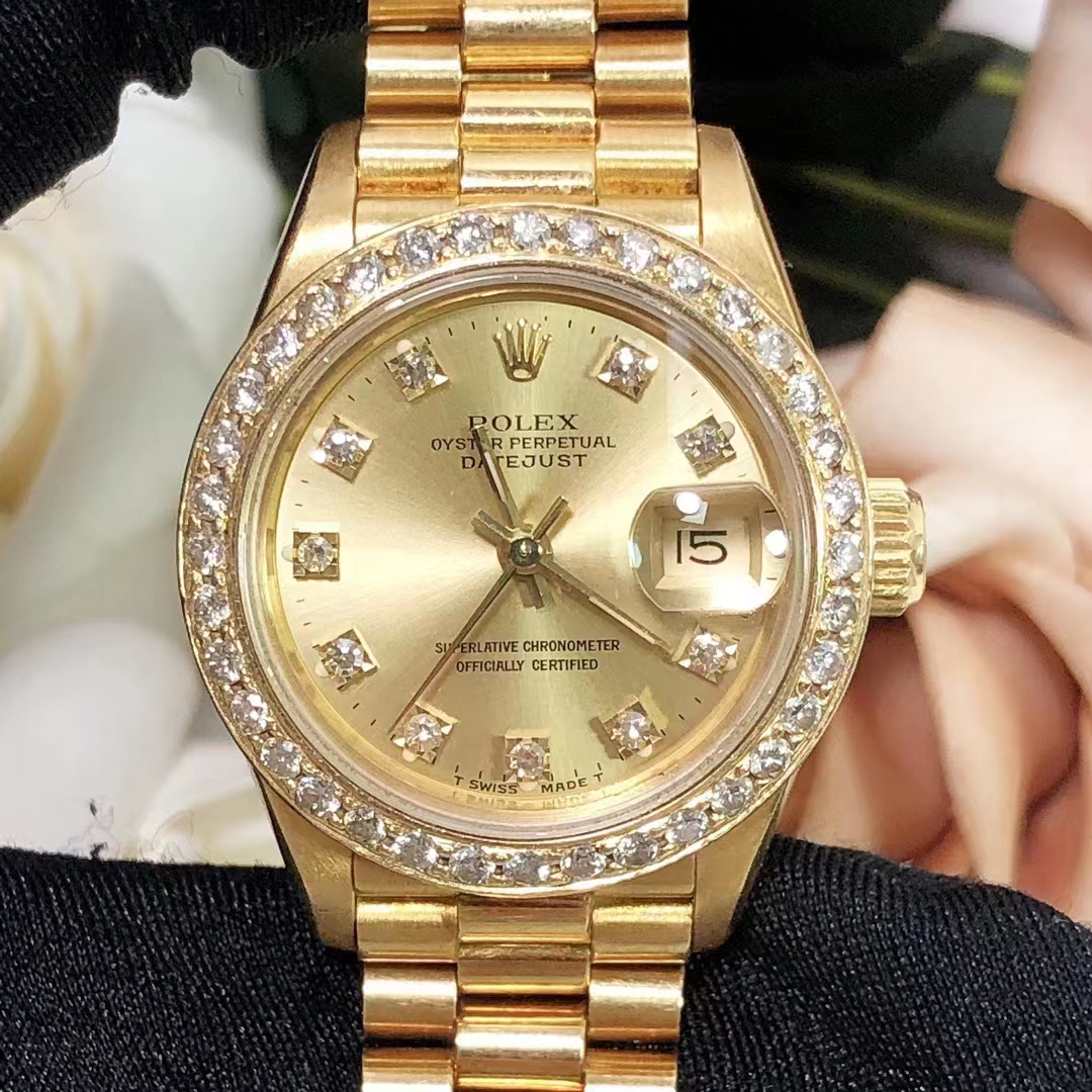 大连劳力士全金后镶钻石69178腕表-典合寄卖行