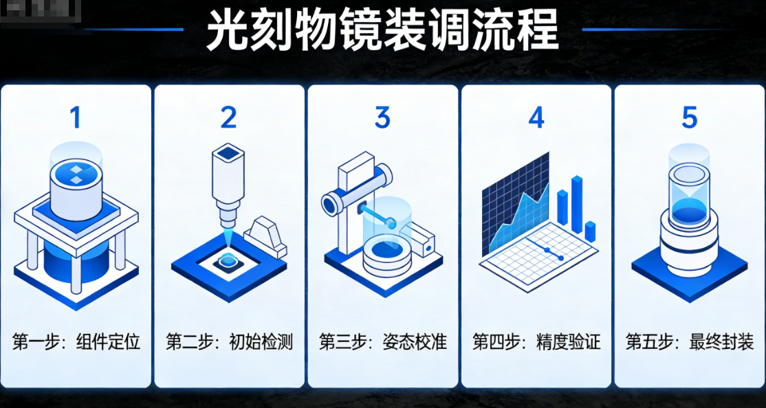 半导体光刻物镜装调流程