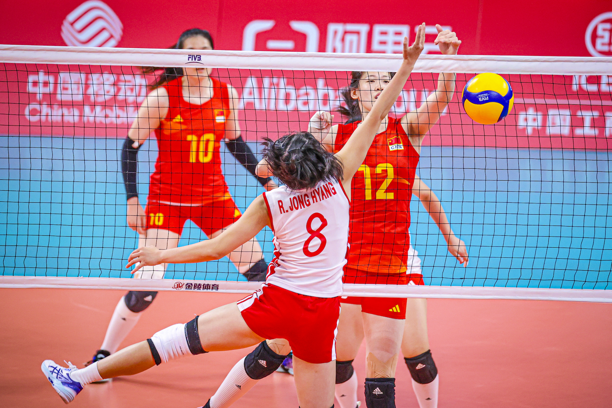 中国排球协会-亚运会中国女排3比0胜朝鲜