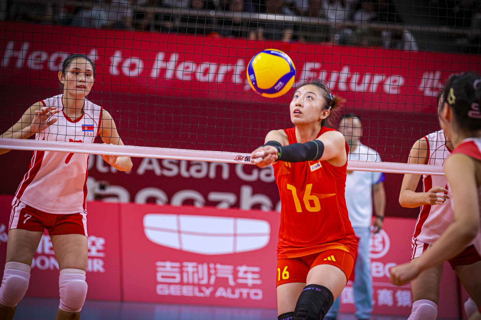 中国排球协会-亚运会中国女排3比0胜朝鲜