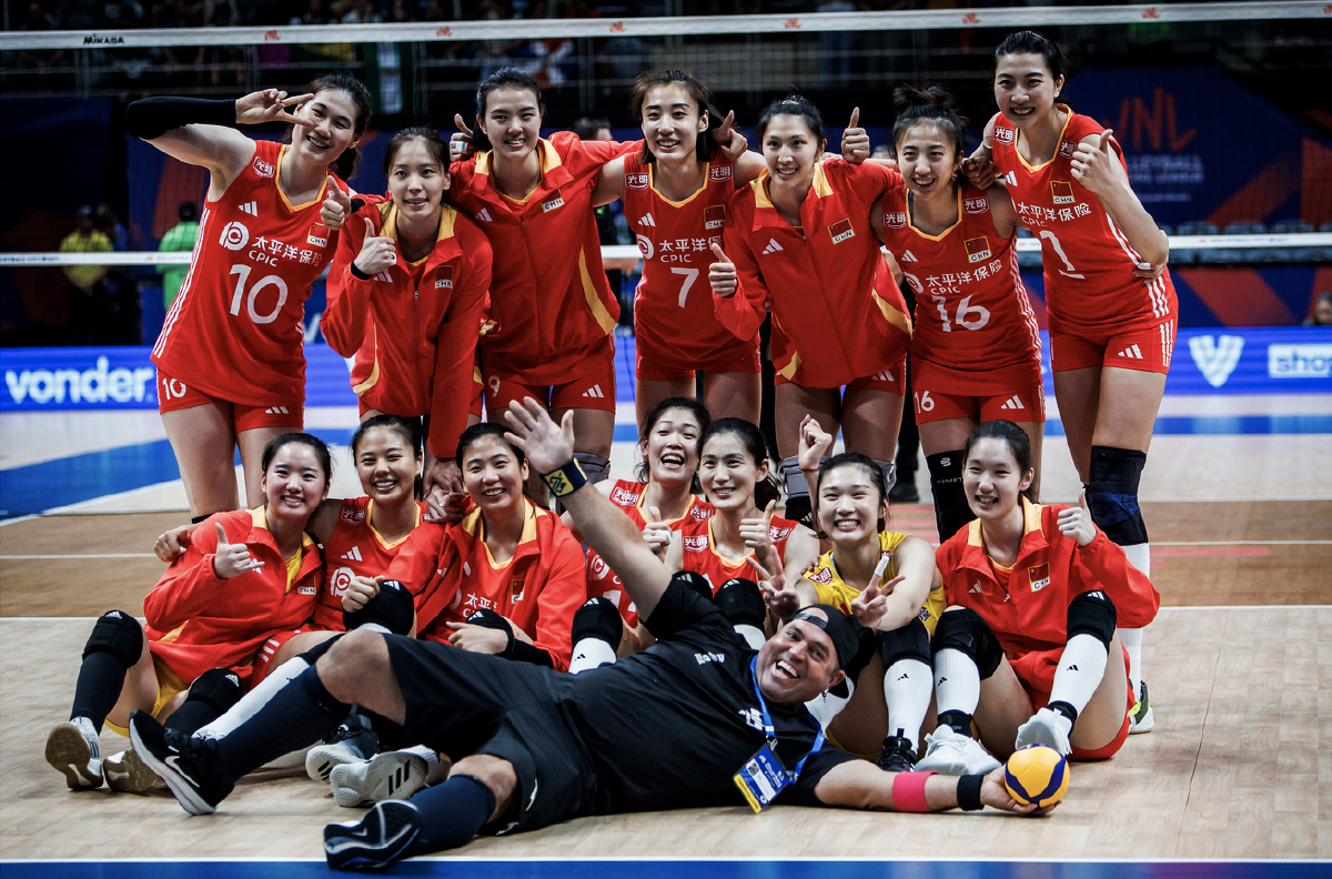 中国女排3比1胜塞尔维亚 结束世联赛里约站争夺