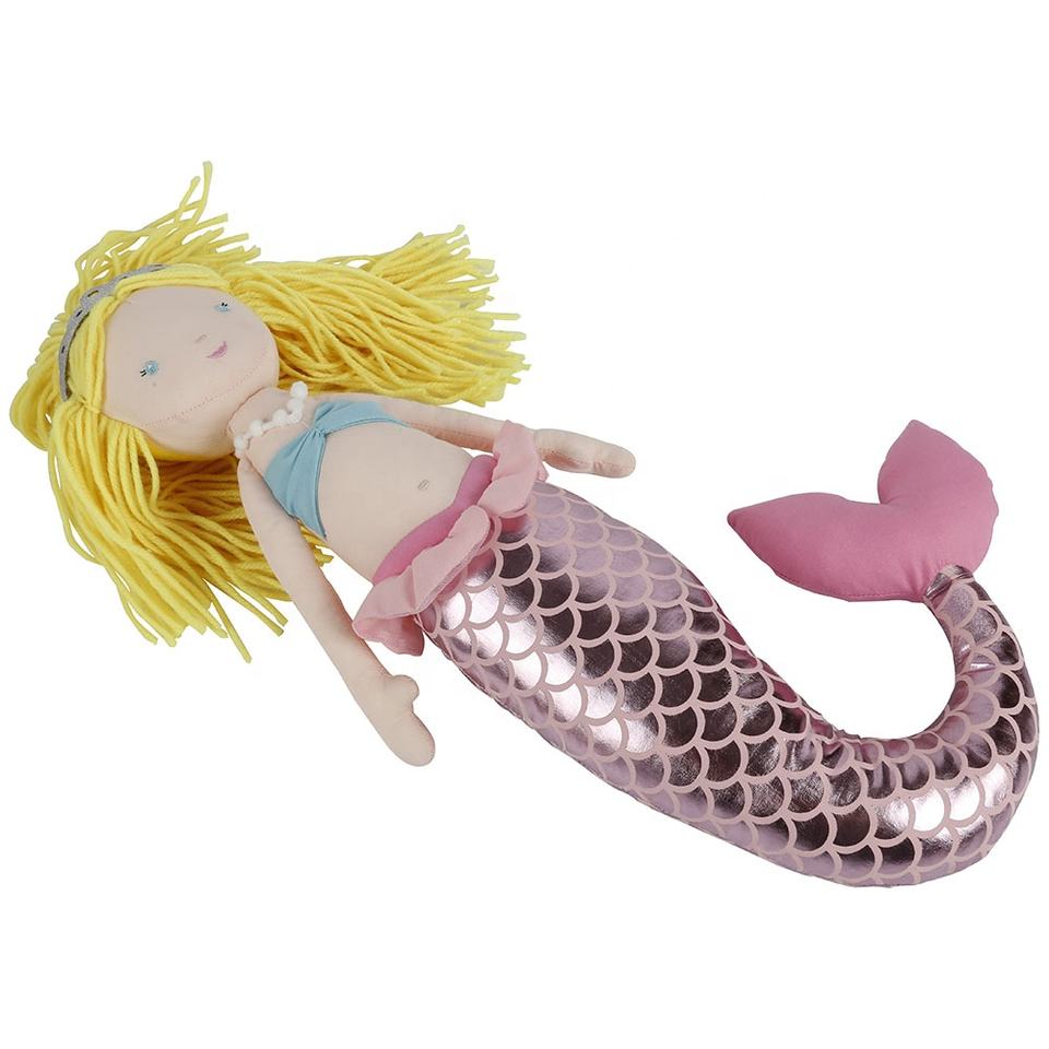 Wholesaleplushtoysstuffedmermaidragdollfortoddlers2