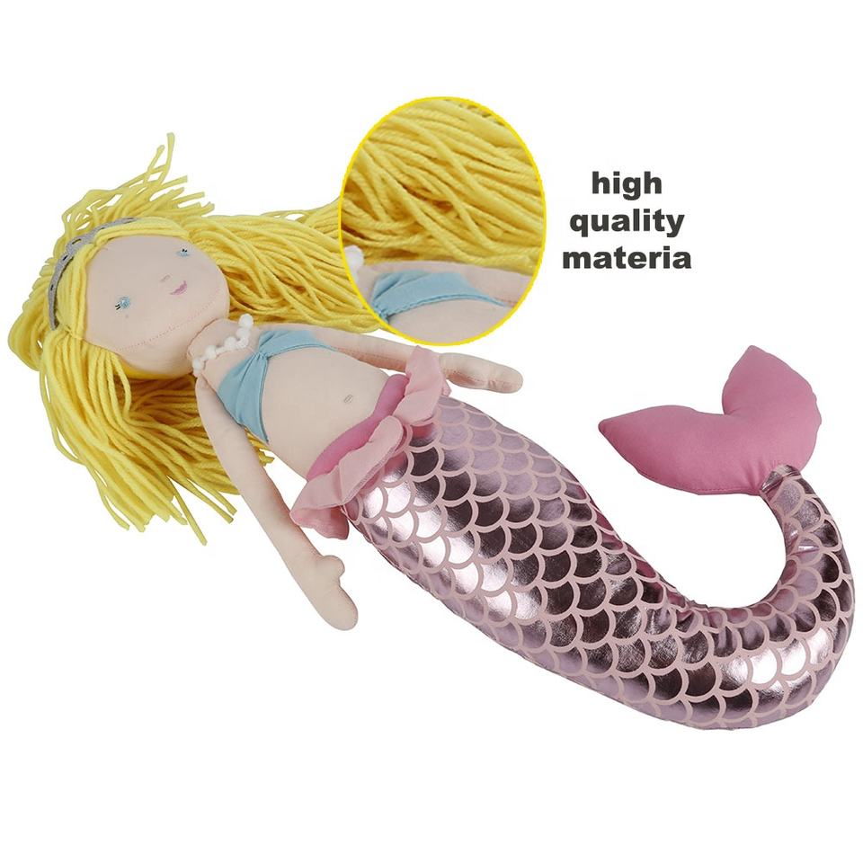 Wholesaleplushtoysstuffedmermaidragdollfortoddlers5