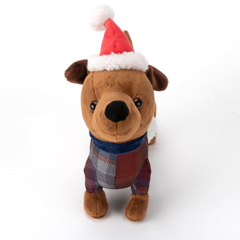 BSCIShenzhenManufacturerIndoorChristmasDecorationDachshundDogToy4