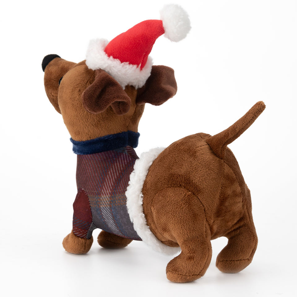 BSCIShenzhenManufacturerIndoorChristmasDecorationDachshundDogToy6